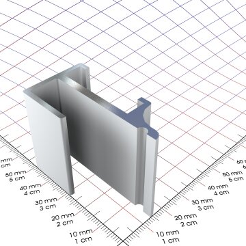OMfloat Profil Ral 9016 - weiß pulverbeschichtet