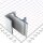OMfloat Profil Ral 9016 - weiß pulverbeschichtet