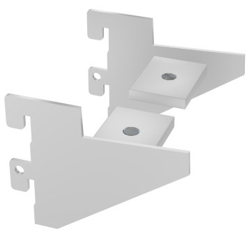 OMfloat Hakenteile - F35 mm, Ral 9016