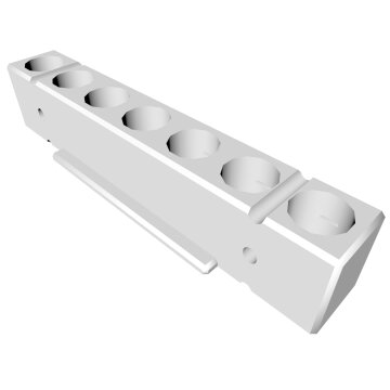 OMsolid® Bit-Streifen Signalweiß
