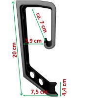 OMsolid®  Tape50mount - Wandhalter für Packband-Abroller weiß