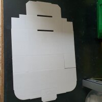 > 7000 Stück Warensendungs Karton OP 180 W weiss, (Innenmaß 160 x 110 x 60 mm)