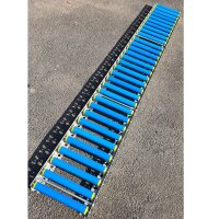 Rollenbahn ca. 2,5 Meter x 330 nmm mit 31 Rollen