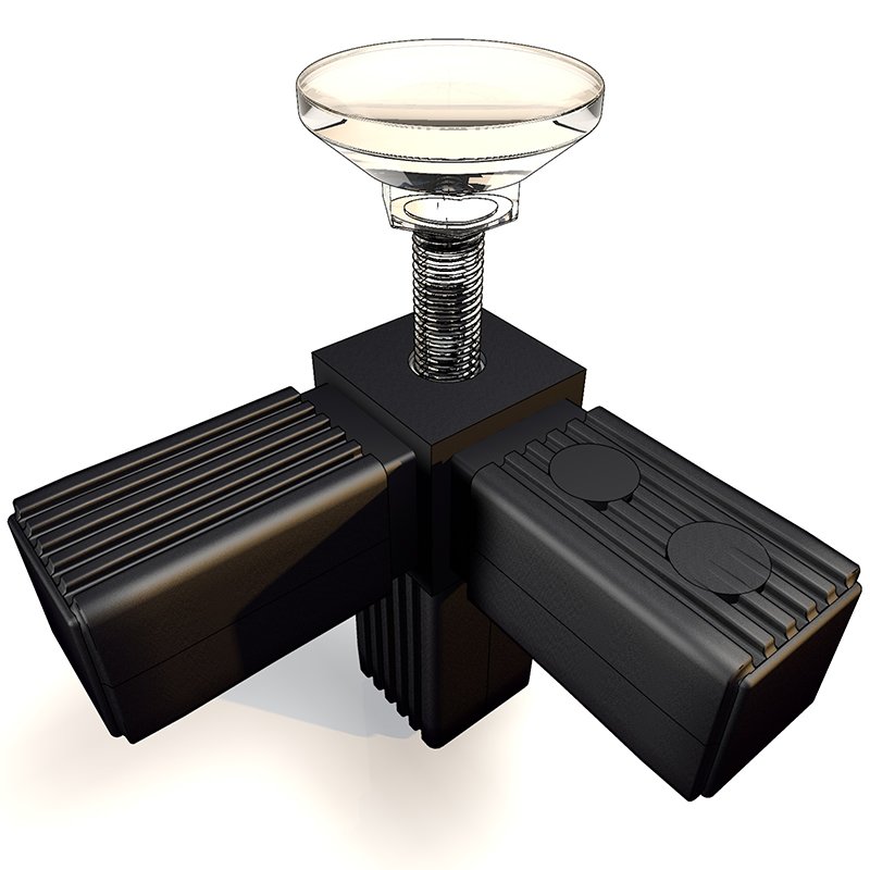 SV30WA+M10, Steckverbinder, Winkel mit Abgang, mit Gewinde M10, für R 