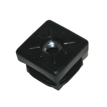 M8, 30 x 30 mm, Rohrbuchse mit Gewinde für Quadratrohr