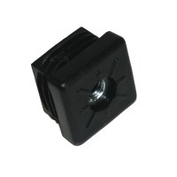 M8, 30 x 30 mm, Rohrbuchse mit Gewinde für Quadratrohr